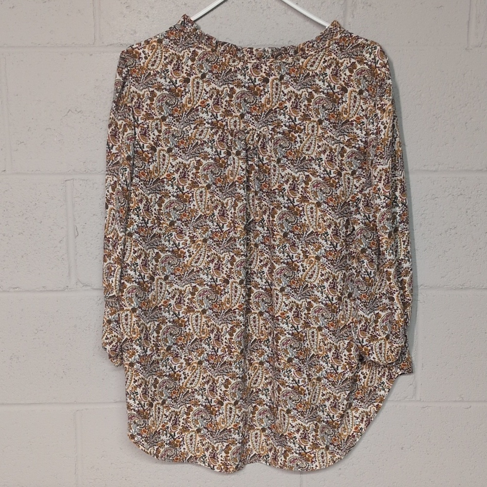 Jones New York Multicolor Floral Blouse Size 1X, like new - Picture 7 of 7